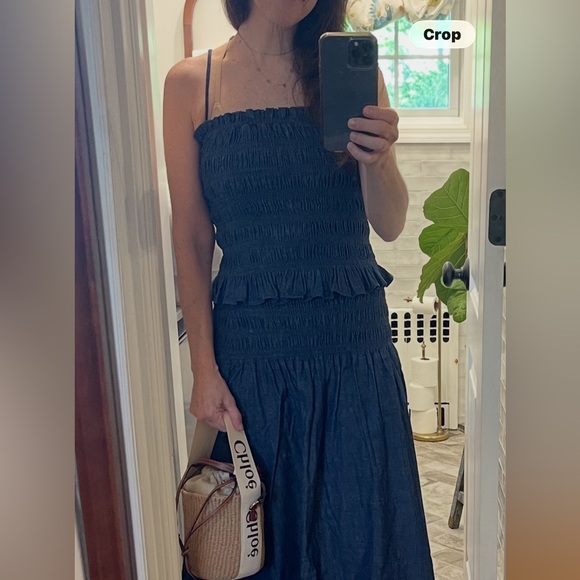 Madewell Navy Maxi Dress - Picture 2 of 2